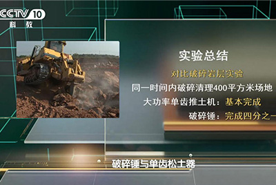 yl6809永利SD90大马力推土机再次强势登陆中央电视台科教频道